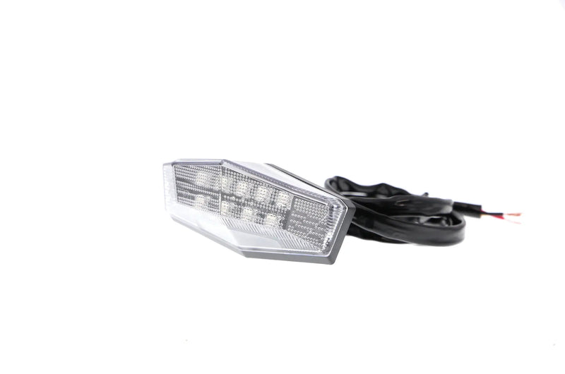 evotech performance combination rear license plate light clear