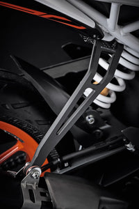 evotech performance exhaust hanger rectifier guard set ktm 125 250 390 duke 2017
