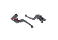 evotech performance folding clutch and brake lever set triumph street cup 2017