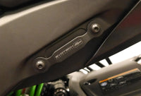 evotech performance foot peg blanking plates kawasaki zx10r zx10rr 2011
