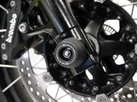 evotech performance front axle sliders bmw r ninet scrambler urban gs pure racer 2017