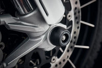 evotech performance front axle sliders ducati desertx 2022