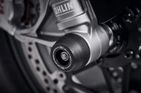 evotech performance front axle sliders ducati streetfighter v4 s 2020