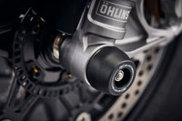 evotech performance front axle sliders ducati streetfighter v4 s 2020