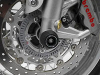 evotech performance front axle sliders triumph scrambler 1200