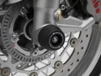 evotech performance front axle sliders triumph scrambler 1200