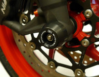 evotech performance front axle sliders triumph street triple r rs s 2017