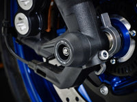 evotech performance front axle sliders yamaha mt 09 fz 09 tracer 900 xsr900 2013