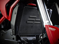 evotech performance radiator and engine guard ducati hypermotard 821 sp 2013 2015