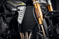 evotech performance radiator guard black triumph speed triple 1200 rs 2021