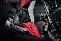 evotech performance radiator guard set ducati streetfighter v2 2022