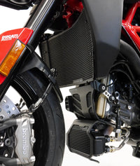 evotech performance radiator oil engine guard set ducati hypermotard 950 sp 2019