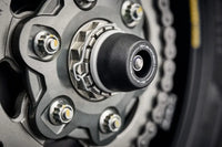 evotech performance rear axle sliders ducati streetfighter v4 s 2020