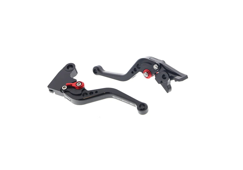 evotech performance short clutch and brake lever set triumph street twin 2016