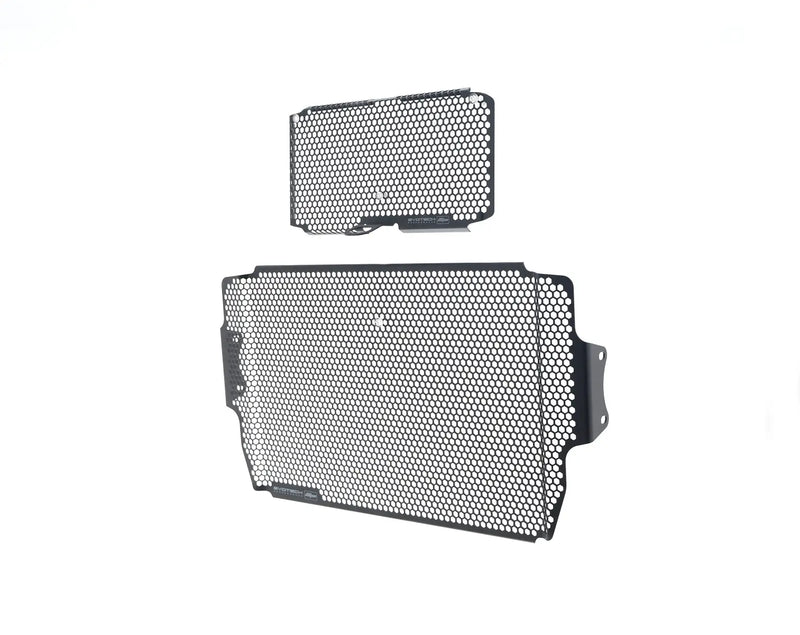 evotech performance radiator oil cooler guard set ducati multistrada 950 1200 1260 v2 v2s 2015 2024