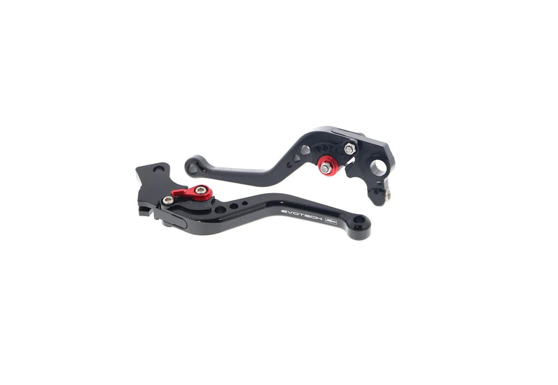 evotech performance short clutch and brake lever set ducati monster 797 821 scrambler desert sled 2017