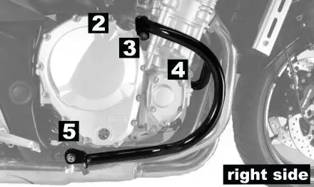 Hepco & Becker Crash Bars Suzuki GSF 650 / S from 07'