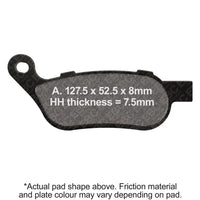ebc brake pads for harley davidson dyna fxdb street bob 2008 2017