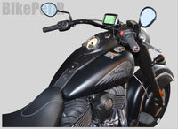 BikePenR Motorcycle GPS Mount Indian Chief Classic / Dark Horse / Springfield 2014- Black