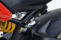 r g racing rear foot rest blanking plate for ducati monster 1200 r 16 supersport 17 20 supersport 950 21