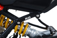 r g racing rear foot rest blanking plate for ducati monster 1200 r 16 supersport 17 20 supersport 950 21