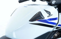 r g racing carbon fiber tank sliders for honda cbr500r 16