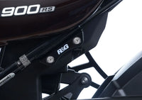 r g racing rear foot rest blanking plate for kawasaki z900 17 rs 18 single