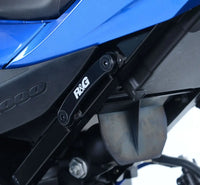 r g racing rear foot rest blanking plate for kawasaki ninja 250 17 ninja 300 z250 13 18 suzuki gsx r1000 gsx r1000r 17
