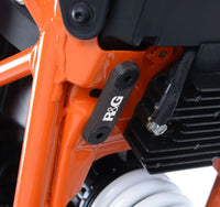 r g racing rear foot rest blanking plate for ktm duke 125 17 23