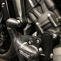 gb racing bullet frame slider set yaaha xsr900 2015 street version