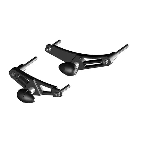 gb racing bullet race frame sliders daytona 675 street triple 2006 2012