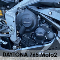 gb racing engine cover set triumph daytona 675 street triple 765 2013 2020