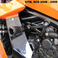 gb racing frame sliders ktm rc8 2008 2014
