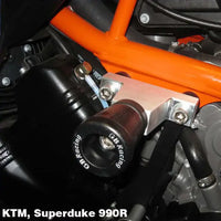 gb racing frame sliders set ktm 990 super duke 2005 2013
