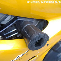 gb racing frame sliders triumph daytona 675 street triple r 2006 2012