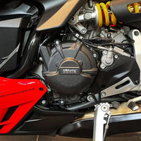 gb racing secondary engine cover set ducati v2 streetfighter 2022