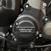 gb racing secondary engine cover set triumph trident 660 tiger sport 660