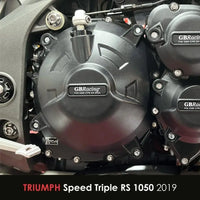 gb racing secondary engine cover triumph speed triple 1050 r s rs 2016 2020