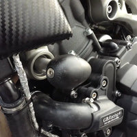 gb racing street bullet frame slider set yamaha mt 07 2014 2021 tenere 700