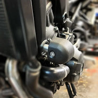 gb racing xl bullet frame slider set yamaha mt 09 2014 2020