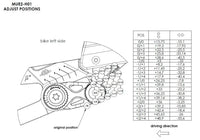 gilles tooling mue2 rearsets honda cbr1000rr 17 25