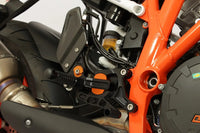 gilles tooling vcr adjustable rearsets ktm 1290 super duke gt 16 super duke r 14 19