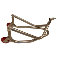 harris performance front under yoke paddock stand stainless steel