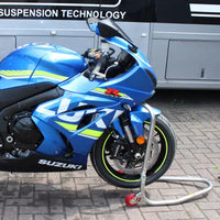harris performance front under yoke paddock stand stainless steel