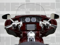 helibars adjustable handlebars esx low profile harley davidson electra glide street glide
