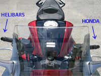 helibars handlebar risers honda vrf1200f vfr1200