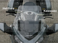 helibars handlebar risers tour performance kawasaki concours14