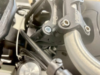 helibars handlebar risers tour performance moto guzzi v85tt