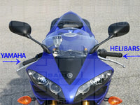 helibars handlebar risers tracstar yamaha yzf r1 2004 2008