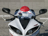 helibars handlebar risers tracstar yamaha yzf r1 2009 2014